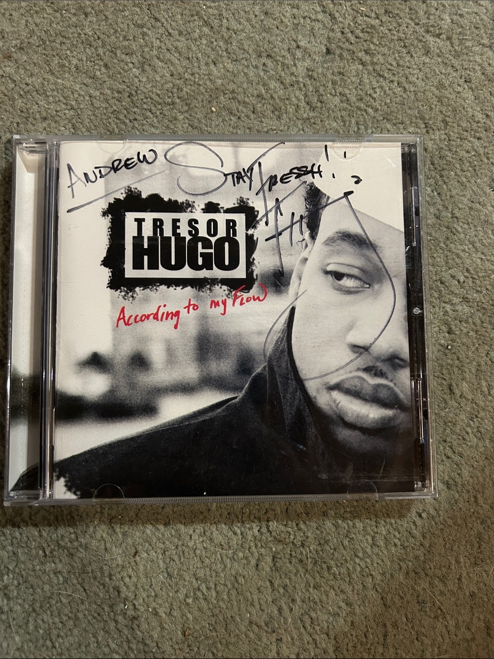 Tresor Hugo According to My Flow Signed CD
